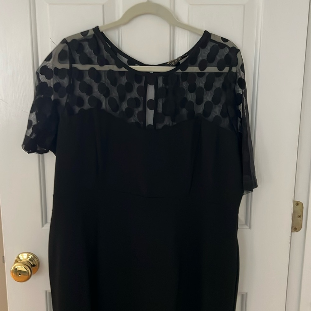 Black cocktail dress